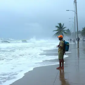 Defesa Civil alerta sobre previsão de chuvas e rajadas de vento em Barra Mansa