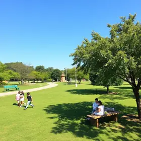 Parques e espaços públicos para aproveitar com crianças em Barra Mansa