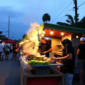 Gastronomia de rua em eventos públicos de Barra Mansa